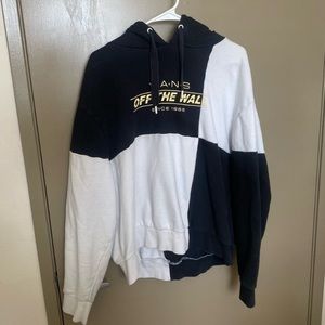 Vans hoodie sweatshirt blocked color comfy trendy